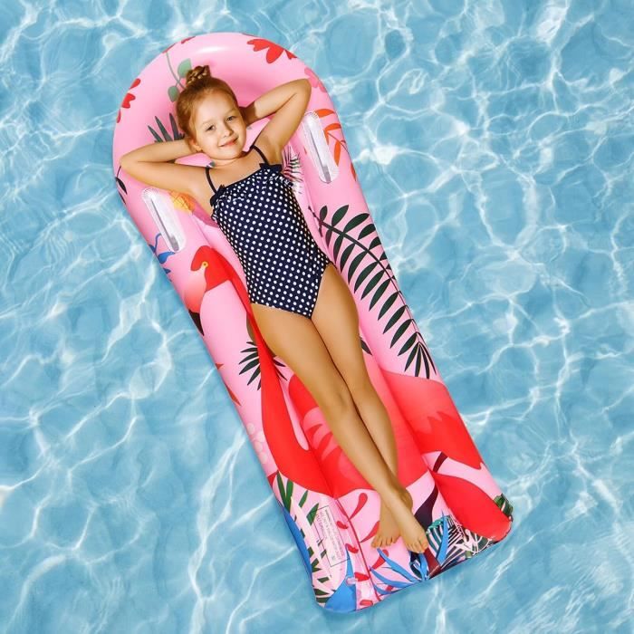 Hamac Flottant Piscine, 2 Pièces 4 in 1 Hamac Piscine, Matelas