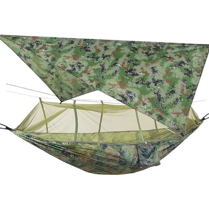 Hamac Ultra-Léger En Nylon 300Kg Capacité De Charge 275X140Cm Avec 2 X Sangles En Nylon Et 2 X
