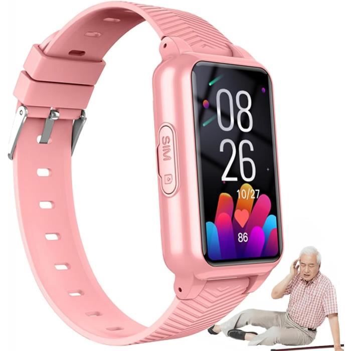 Bracelet Alarme Personne Agee Montre Connectée Avec Détecteur De Chute  Montre Intelligente Pour Personnes Âgées 4G Sos Une Cl[H1725] - Cdiscount  Téléphonie