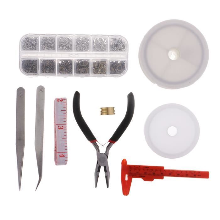 Kit Complet Fabrication De Bijoux - Plus De 500 Pièces (perles, Outils, Fils) Dans Un Sac, Pour Adultes Et Ados