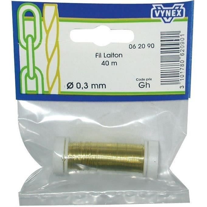 Fil laiton - 40 m