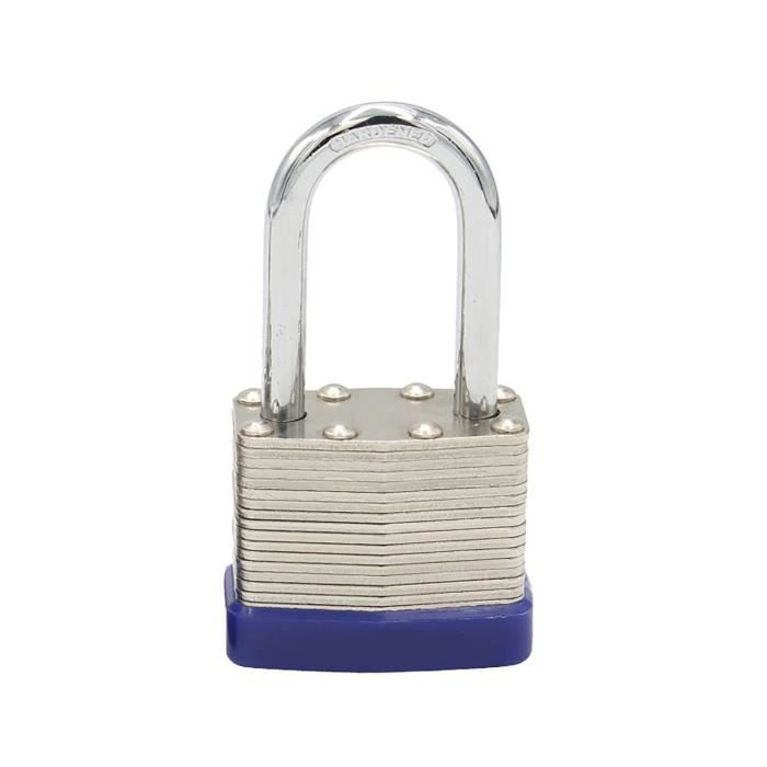 2 Cadenas Imperméables Extérieur | Tige 40mm Résistante | Pour Vélo, Abri Jardin, Garage