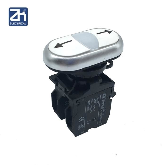 GOTOTOP Interrupteur à Bouton Autobloquant Interrupteur à Bouton