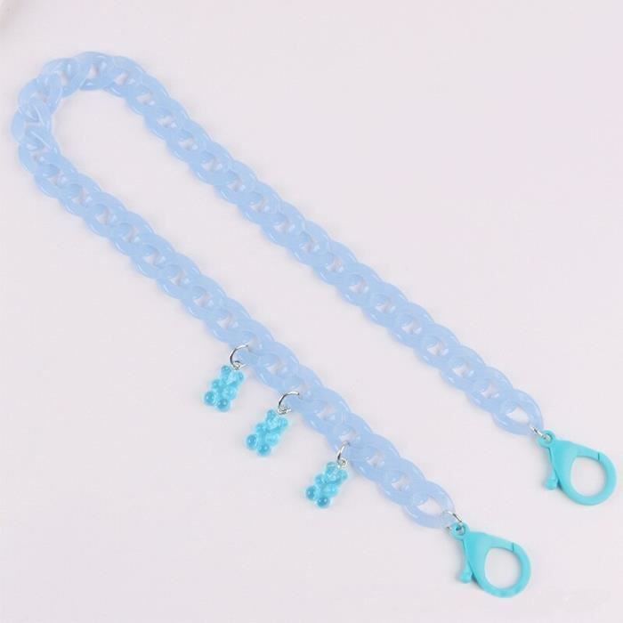 Chaîne Pour Lunettes Femme – Avec Perles Et Cordon Métal, élégante Et Pratique Pour Lecture Ou Soleil