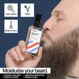 Kit Soin Barbe et Rasage Sapiens Barbershop   Coffret Barbe Homme Complet   Coupe Choux, Huile Barbe et Baume Barbe Made in France,-1