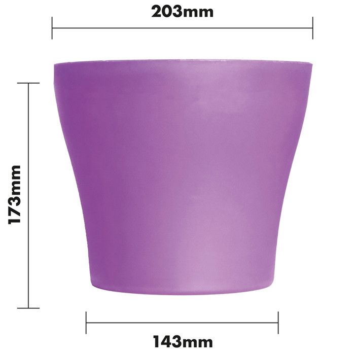 Pot droit 346 ml (fig. 82) avec bouchon noir 6 pièces