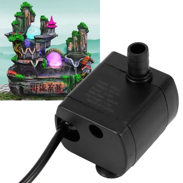 TOPINCN Pompe à Eau USB Intérieure - Fontaine Hydroponique Pour Pot De Fleur Et Micro Paysage