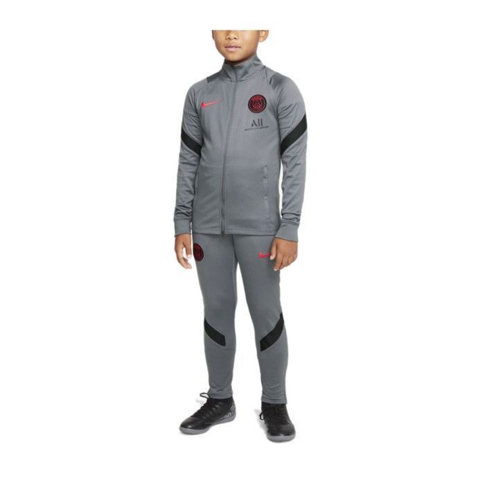 Ensemble de surv tement Nike PSG DRY GS Gris Noir Gar on