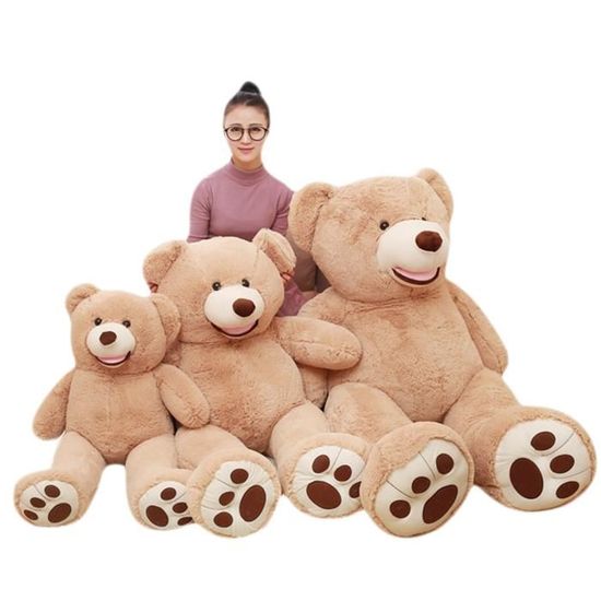 DOLDOA Big Teddy Bear Peluches en peluche pour petite amie enfants