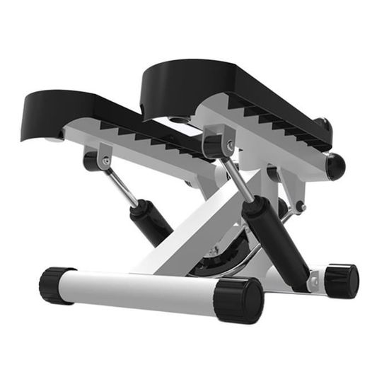Mini Stepper Fitness Silencieux Avec Résistance Hydraulique Double, Écran LCD & Bandes Élastiques – Idéal Maison