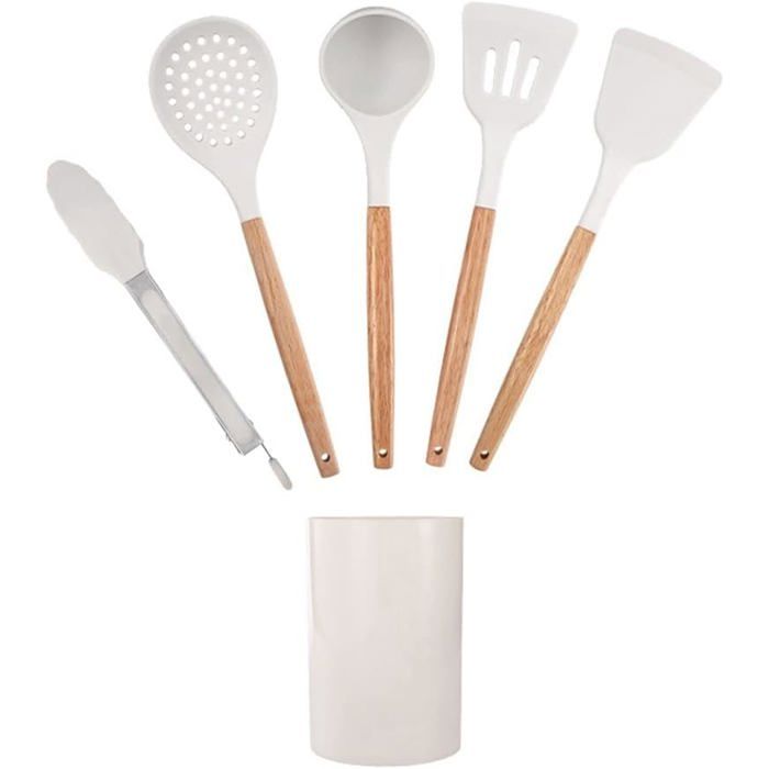 Lot ustensiles en bois KITCHEN CRAFT - pratique pour cuisiner | Cuisin