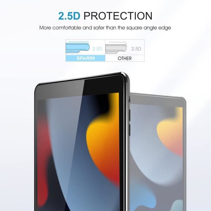 Lot de 2 verre trempé pour iPad 10,2 9éme génération 2021 - Film de  protection - Yuan Yuan - Cdiscount Informatique