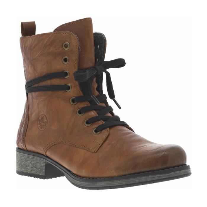 Boots rieker femme noir outlet
