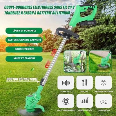 10 Lames De Rechange Pour Coupe-Bordures Sans Fil - Acier Haute Qualité - Pour Débroussaillage Jardin, Terrain