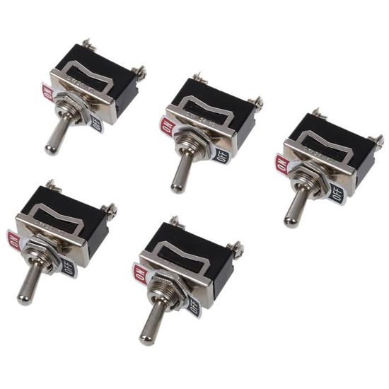 Kendalfloral Com 5 X Interrupteur Inverseur Commutateur A Bascule Levier On Off 12v Or 24v Electricite Interrupteurs Et Variateurs D Intensite