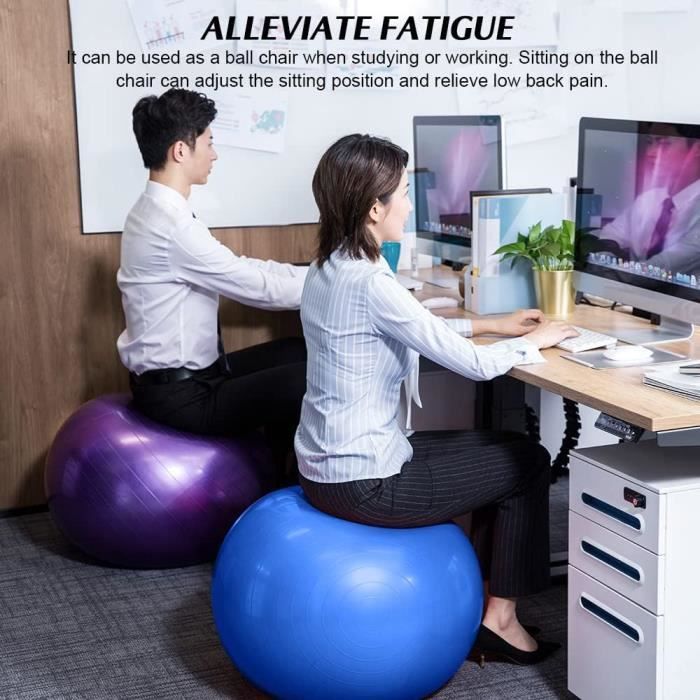 Balles De Yoga Anti-Éclatement – Lot De 2, Diamètre 25 Cm, En PVC Sans BPA, Pour Pilates, Fitness, Relaxation