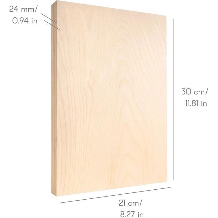 Lot De 60 Plaquettes En Bois Brut 10x10 Cm - Pour Bricolage, Peinture, Pyrogravure