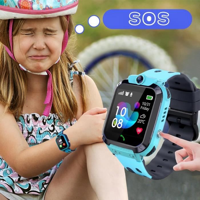 Montre traceur gps pour les enfants carte sim / anti-perte / sos