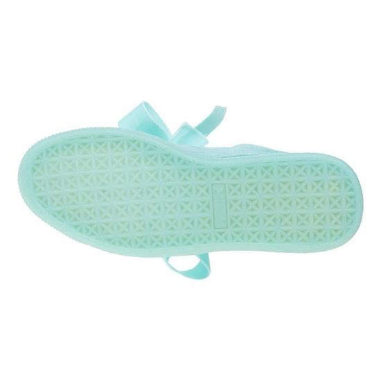 basket puma vert d'eau