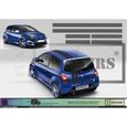Renault Twingo Bandes completes Gordini - NOIR - Kit Complet - voiture Sticker Autocollant-0