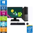 PC Dell Optiplex 7010 DT Core i5-2400 3.10GHz 16Go/1To Wifi W10 + Ecran 20-0