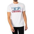 Diegor T-Shirt Graphique - Diesel - Homme - Blanc-0