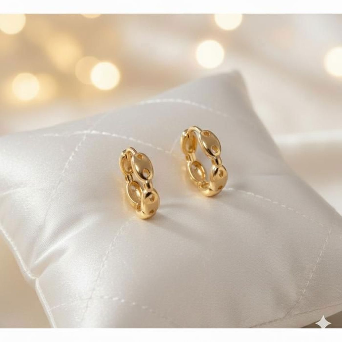 Boucles D'oreilles Créoles Femme En Or 9 Carats (375/1000) - 2 Couleurs - Dimensions 19mm X 4mm - Neuf Avec étiquettes