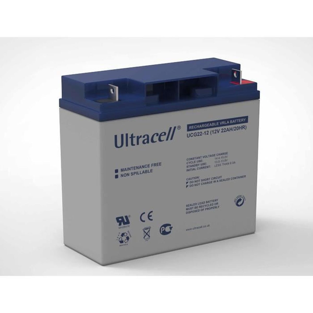 Batterie Gel Ultracell UCG2212 12V 22Ah Cdiscount Bricolage