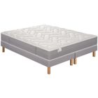 Ensemble matelas sommier 160 x 200 SIMMONS cm (Sommier 2x80) Hauteur 26 cm - Ressorts ensachés Fullspring - Fabriqué en France R-SW3