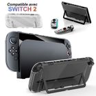 OEM Coque compatible avec Nintendo Switch 2 - Ultra Léger - Découpes Précises, Transparente, Ajustement Parfait, avec 2 Coques Manettes