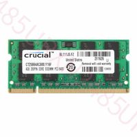 Crucial 4GB DDR2 SODIMM, 4 Go, 1 x 4 Go, DDR2, 800 MHz, 200-pin SO-DIMM,  Compatible avec IMAC et MacBook
