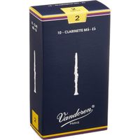 Pack de 10 roseaux Vandoren CR112 pour clarinette Mib - Eb