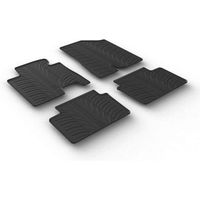 Set tapis de caoutchouc compatible avec Hyundai i30 - Kia Cee'd 2007- 2011 (T profil 4-pièces)