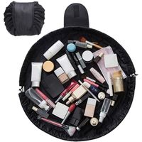 Trousse de Maquillage Trousse Cosmétique,Drawstring Makeup Bag  Sac Cosmétique de Stockage Paresseux imperméable Cordon Voyage