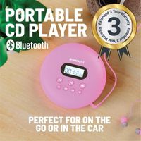 Oakcastle CD100 Lecteur CD Bluetooth Rechargeable