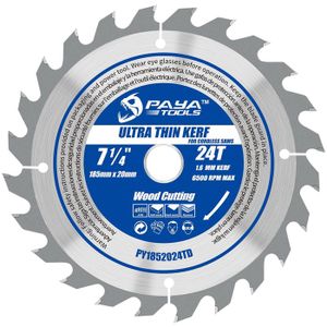 3 Lames De Scie Circulaire 165x20mm – 24, 60 Et 80 Dents, Allié Acier, Coupe Pro
