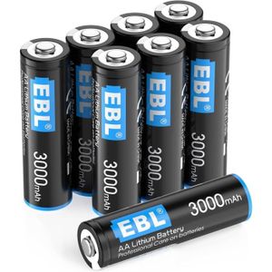 Piles 1 5v aa rechargeables 3500 mah - Cdiscount