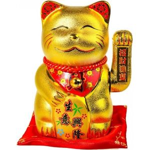 Chat Maneki Neko Qui Bouge La Patte Cdiscount