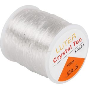20m Bleu pour création de bijoux Fil de Nylon Elastique 0,8mm 