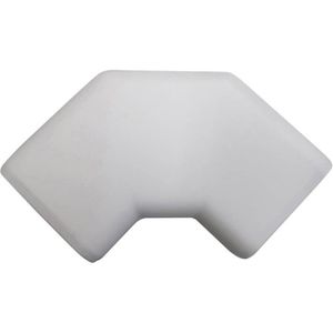 Angle intérieur blanc pour goulotte 105x50mm avec couvercle L=65mm