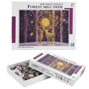 PUZZLE Puzzle Forêt Deer 500 pcs - ARAMOX - Jouet d'assem