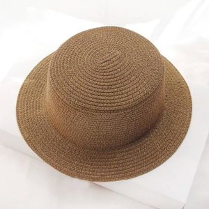 CASQUETTE Casquette,Chapeau de plage pour femmes et enfants, Simple, Parent-enfant, Panama, chapeau de paille, marque pour - Type 13-48-52cm