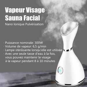 INHALATEUR - SAUNA Vapeur Visage Sauna Facial Nano Ionique Pulvérisat
