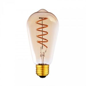 AMPOULE - LED Ampoule ambrée à filament LED - 4W Blanc chaud 0,000000 Ambre