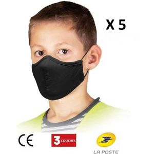 4 Pc Masque Anti-Pollution Masque Visage Masque Pour Enfant Masque De  Protection Anti-Poussière Réutilisable Masques pour Enfants Bouche  Activités Extérieures Protection pour garçons et Filles