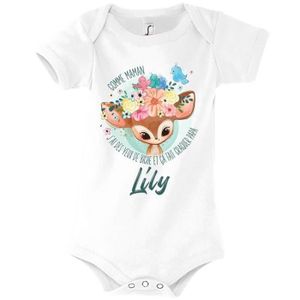 BODY Lily | Body bébé prénom fille | Comme Maman yeux d