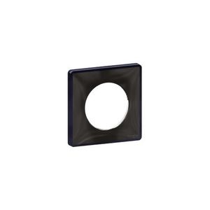Schneider Electric SC5S53C806P Plaque 3 postes Odace Touch Weng/é Liser/é alu