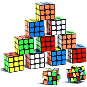 PUZZLE Lot de 12 mini cubes de fête - Puzzle de 1,18