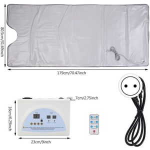 Corps Automatique /à Temp/érature Constante Amincissant La Couverture De Sauna Couverture Chauffante De Sauna Infrarouge 2# Couverture De Sauna Avec Interrupteur De Protection De S/écurit/é