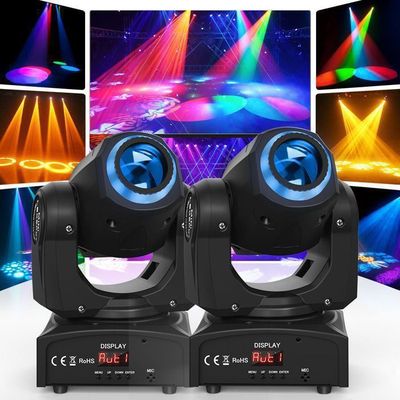 Lampe Scène LED RGB Avec Télécommande – 60 Motifs Projection – Rotation 360° – Minuterie – Idéale Soirée, Halloween, Noël